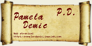 Pamela Demić vizit kartica